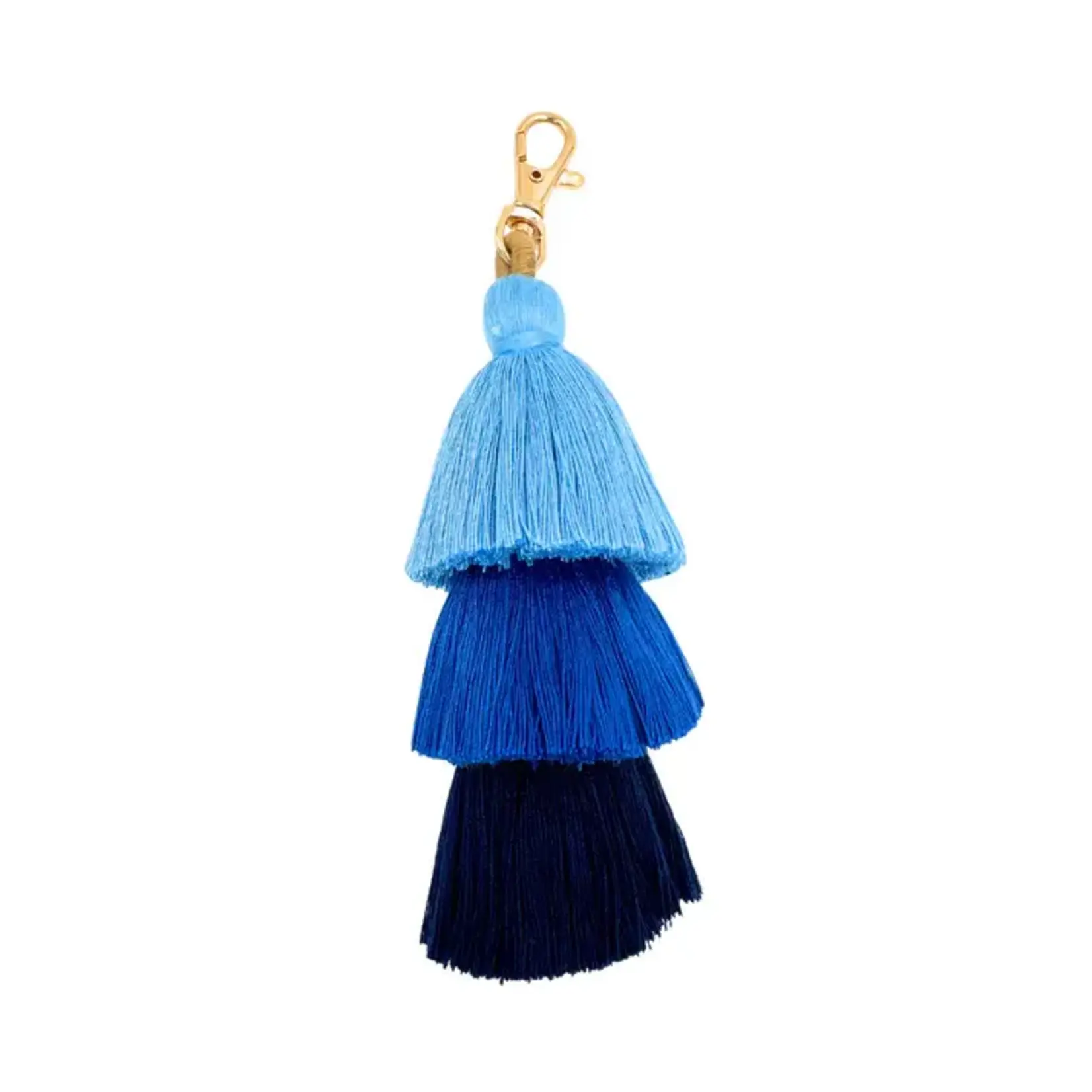 My Fair Mahjong Blue 3 Layer Tassel