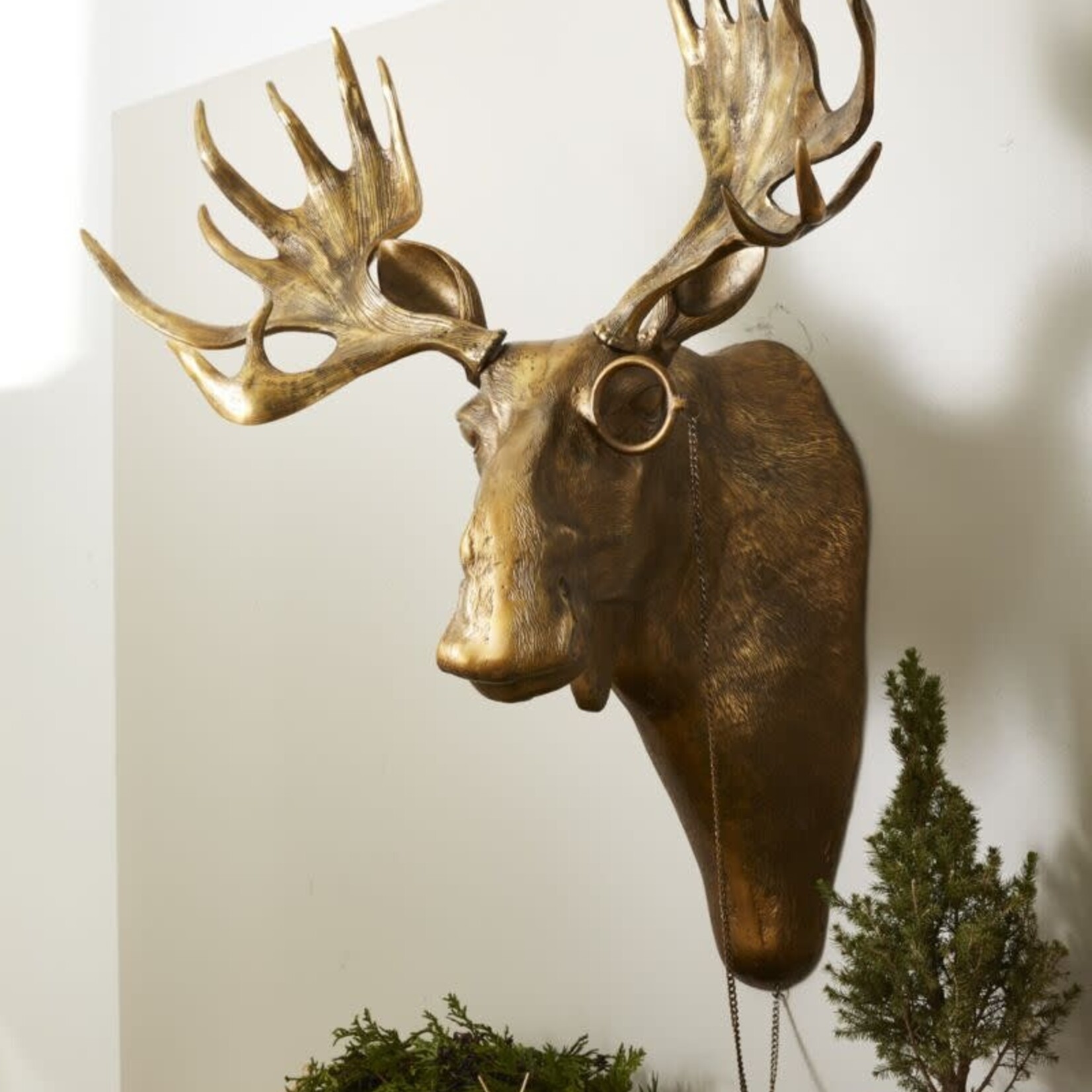 Accent Decor Eugene the Moose Wall Mount (43.5"x 27"x 46.5")