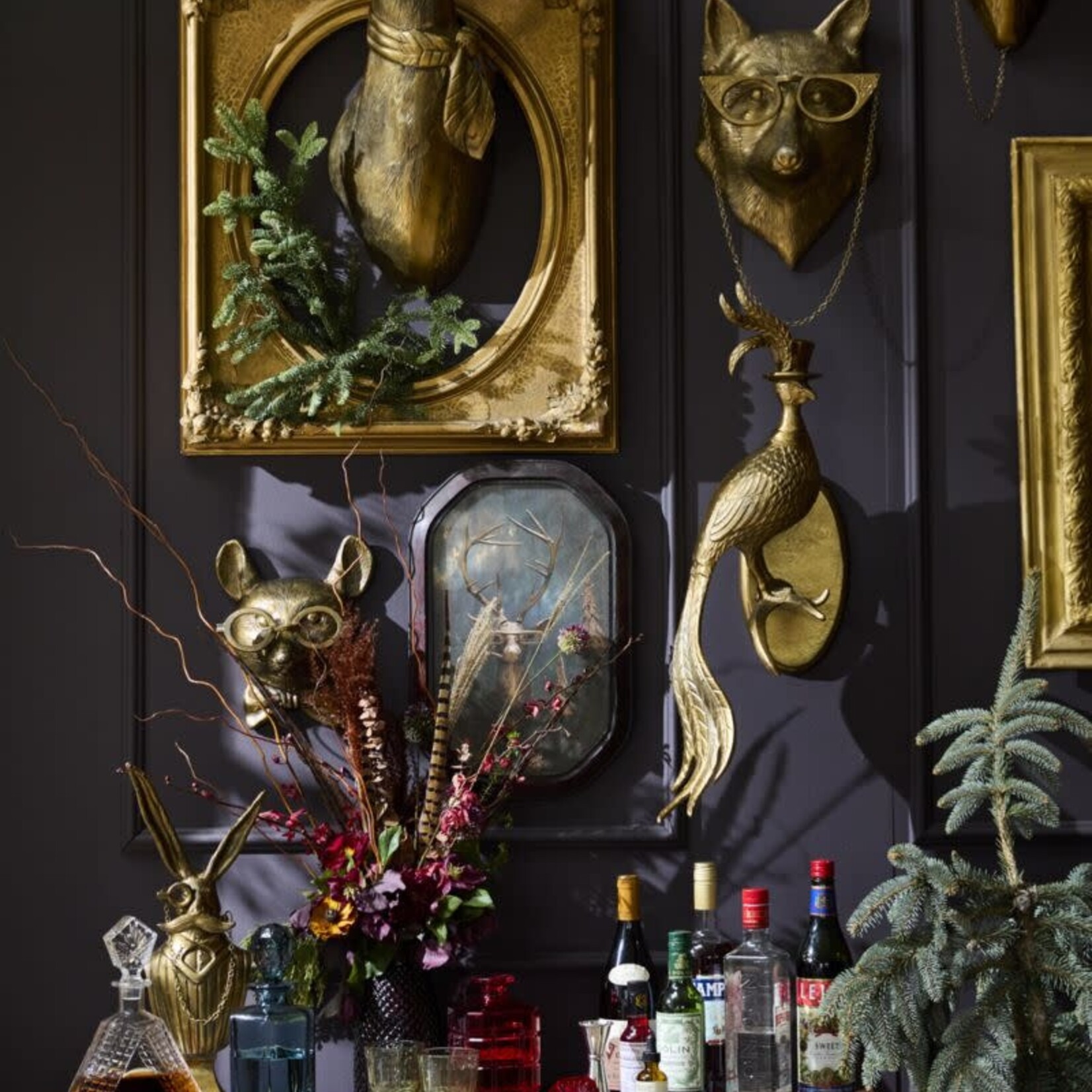 Accent Decor Frankie the Buck Wall Mount (13"x 8"x 47")