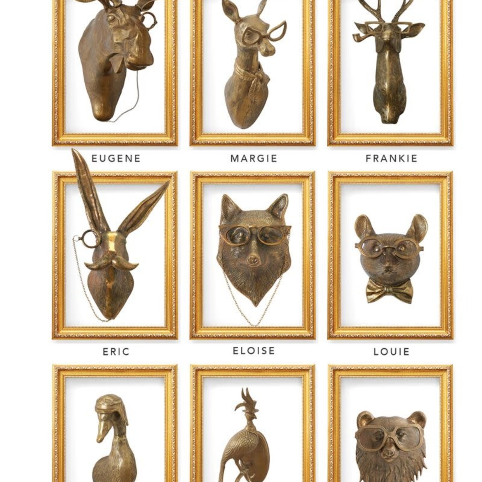 Accent Decor Frankie the Buck Wall Mount (13"x 8"x 47")