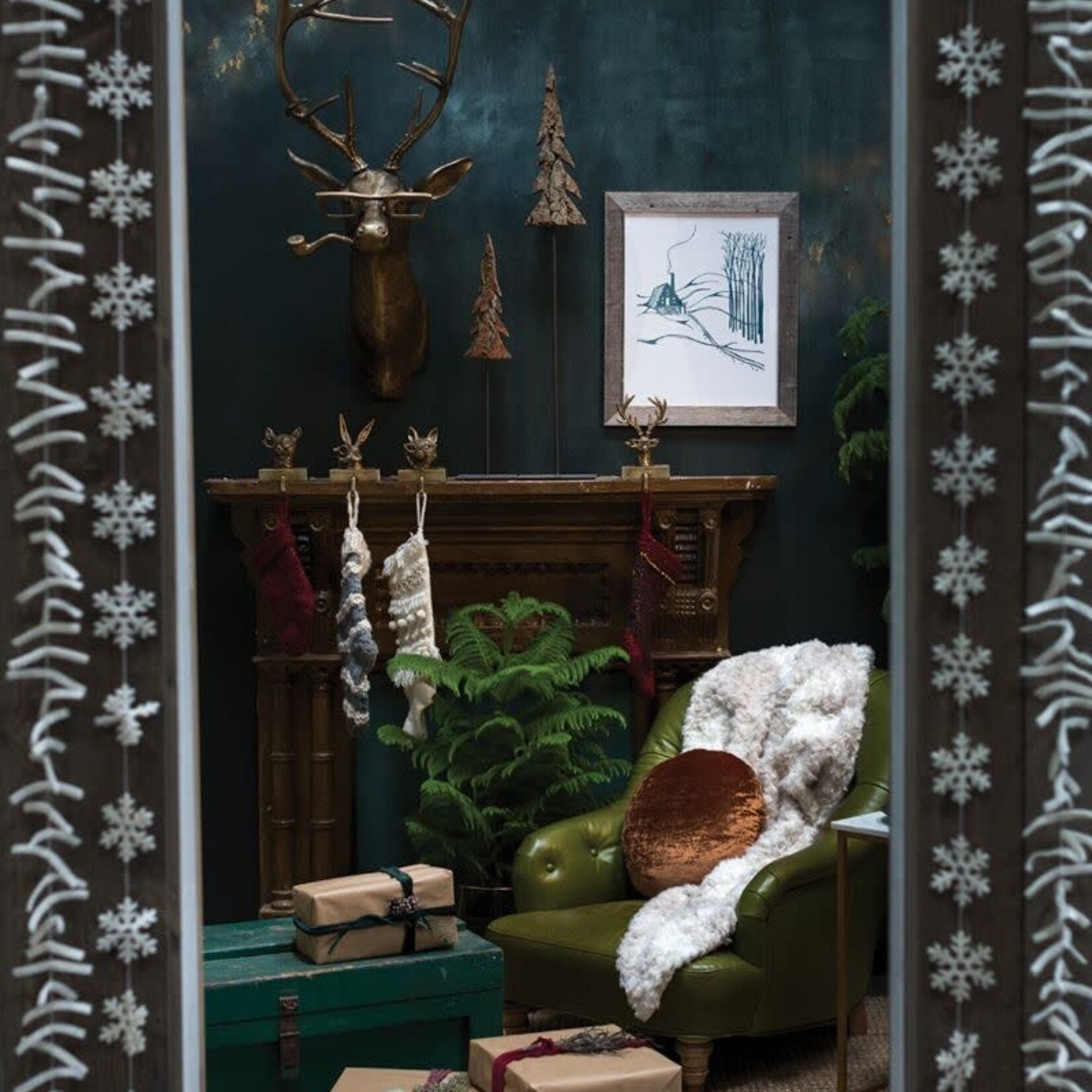 Accent Decor Frankie the Buck Wall Mount (13"x 8"x 47")