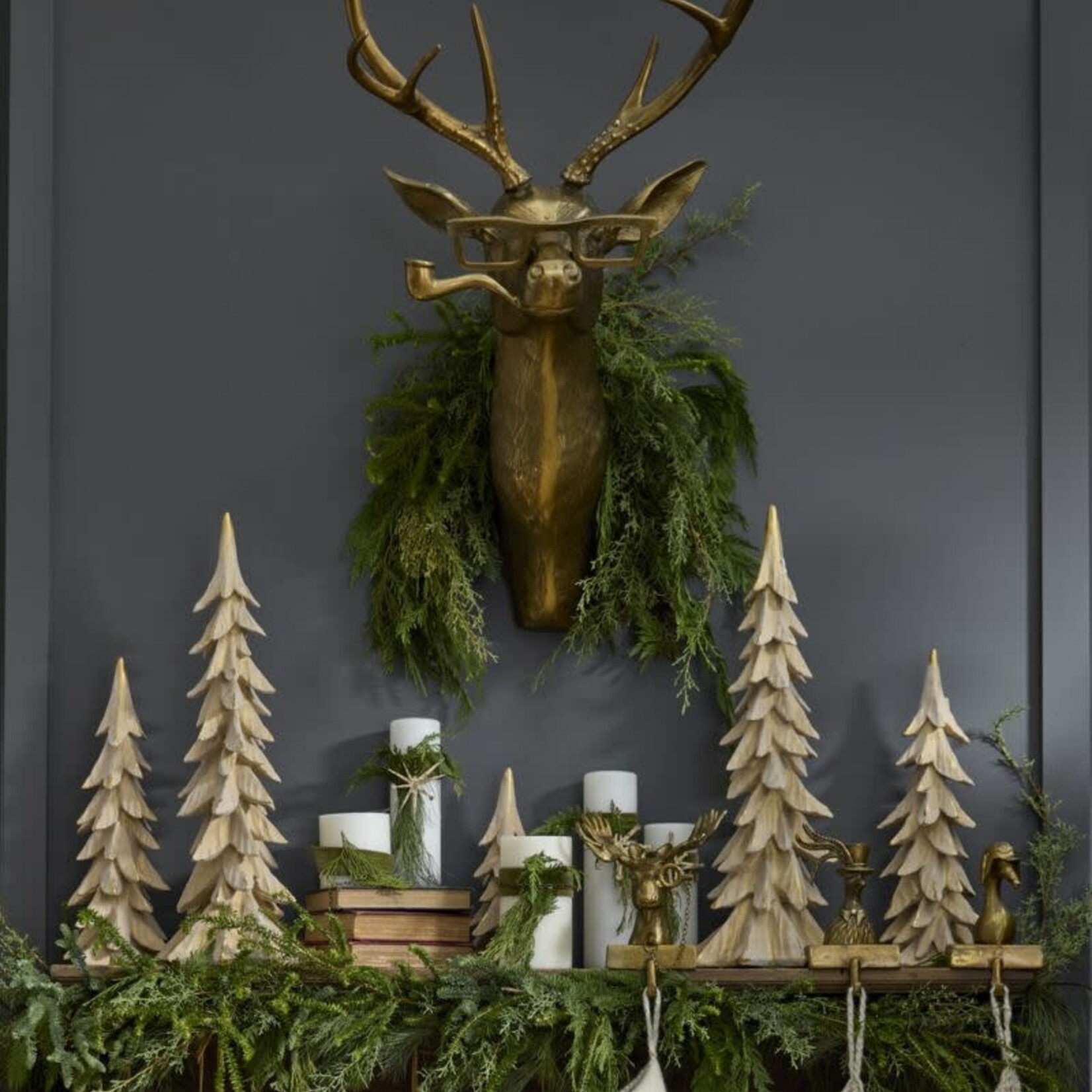 Accent Decor Frankie the Buck Wall Mount (13"x 8"x 47")