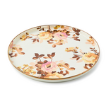 MacKenzie-Childs wild rose white round tray