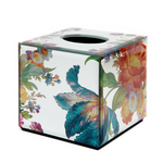 MacKenzie-Childs flower market reflections boutique tissue box cover