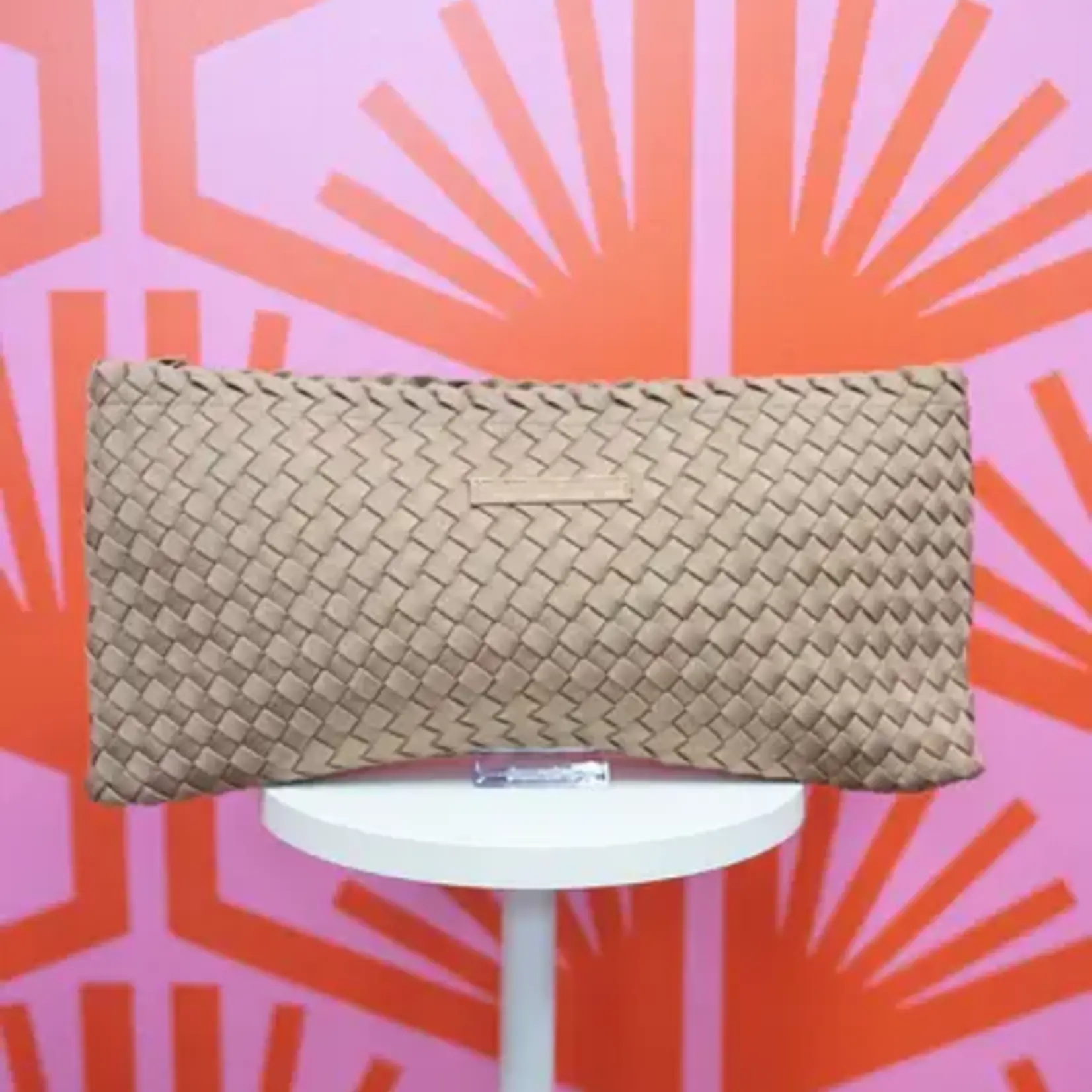 Peace Love Mahjong Woven Mahjong Tile Bag