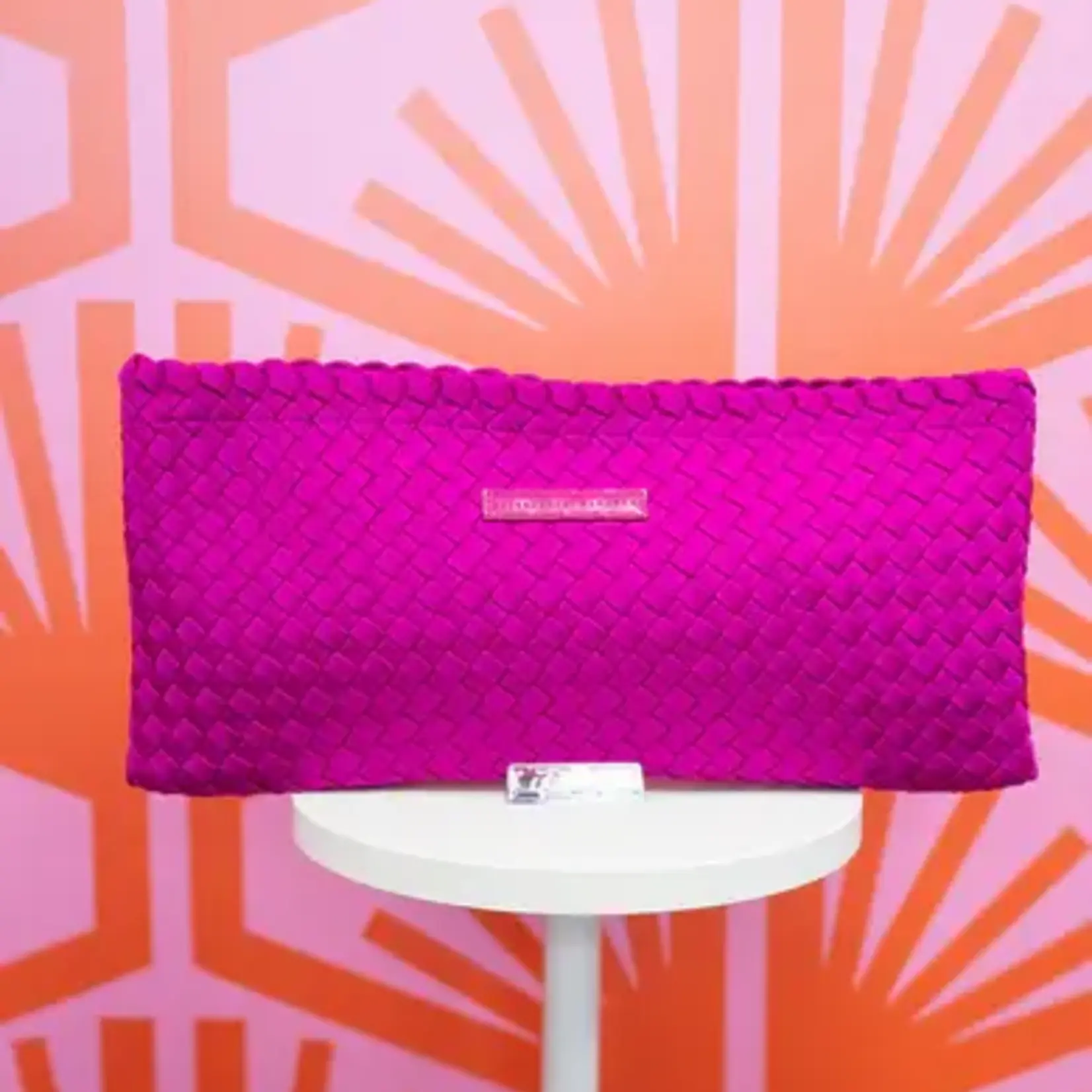 Peace Love Mahjong Woven Mahjong Tile Bag