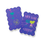 Peace Love Mahjong Bird Bam Cheers Mahjong Tile Shufflers (Set of 2)