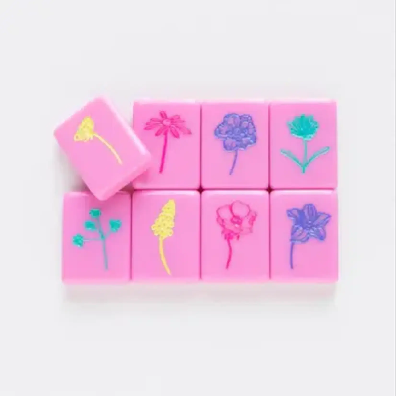 Peace Love Mahjong Little Mahj Pretty in Pink - Kids Mahjong Set