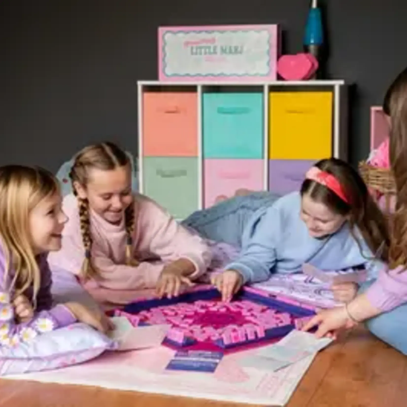 Peace Love Mahjong Little Mahj Pretty in Pink - Kids Mahjong Set