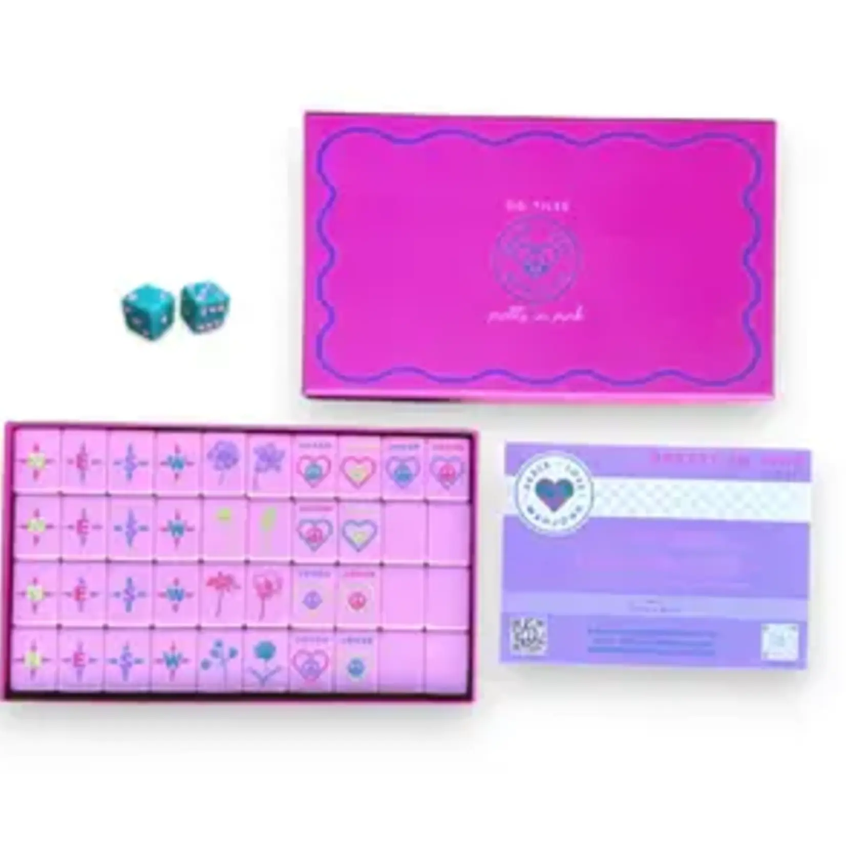 Peace Love Mahjong Pretty in Pink OG Mahjong Tiles