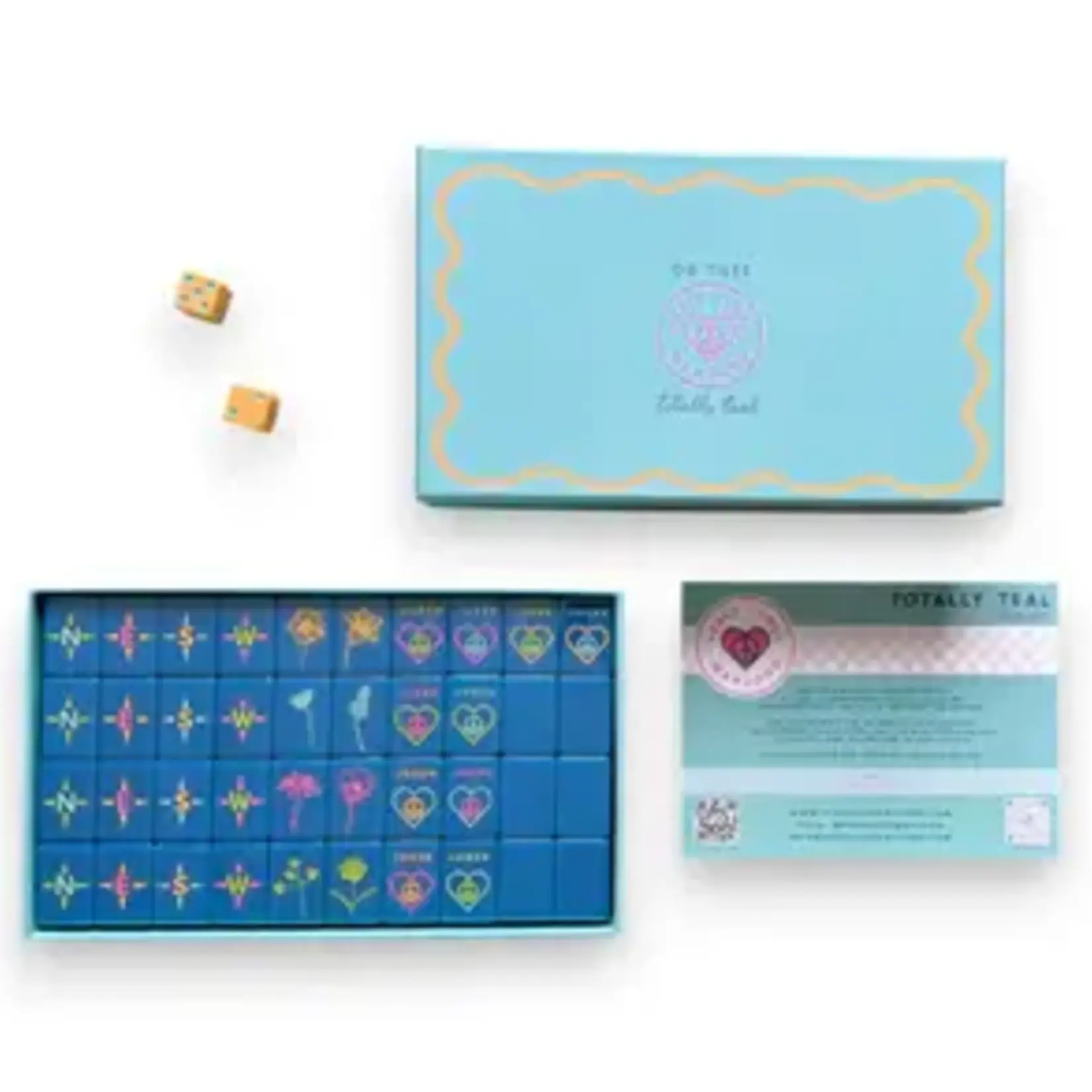 Peace Love Mahjong OG Mahj Tiles - Totally Teal