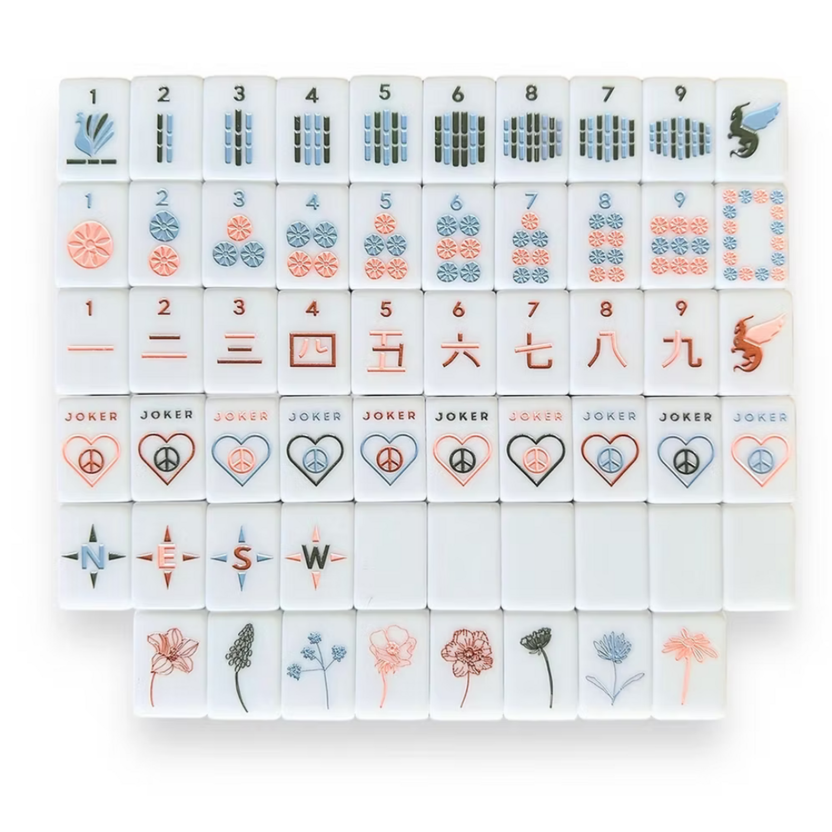 Peace Love Mahjong OG Mahj Tiles - Desert Dreams Tiles