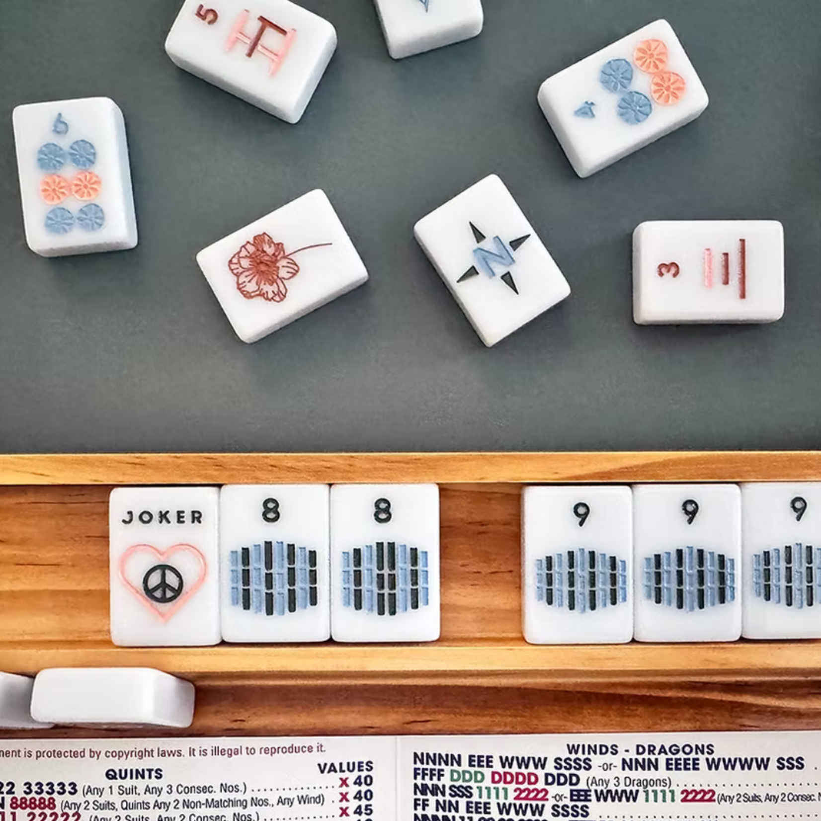 Peace Love Mahjong OG Mahj Tiles - Desert Dreams Tiles