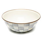 MacKenzie-Childs sterling check medium everyday bowl
