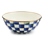 MacKenzie-Childs royal check medium everyday bowl