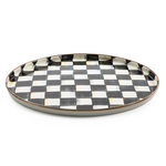 MacKenzie-Childs courtly check round tray