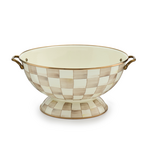 MacKenzie-Childs mocha check everything bowl