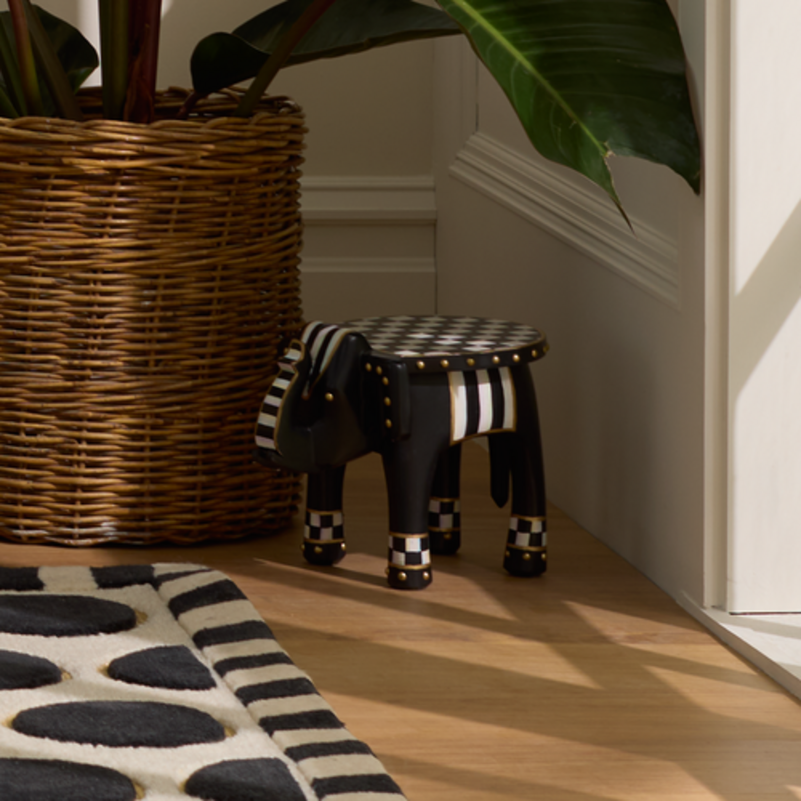 MacKenzie-Childs elephant pedestal