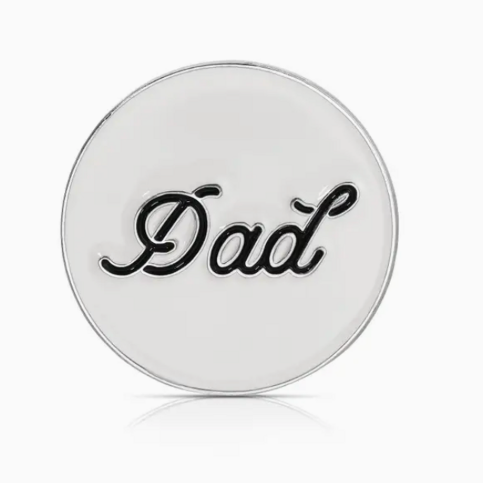 Dad Brand Dad Ball Marker | White