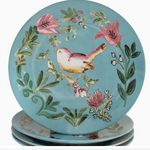 Elsata Salad Plate Bird Pink - Set of 4