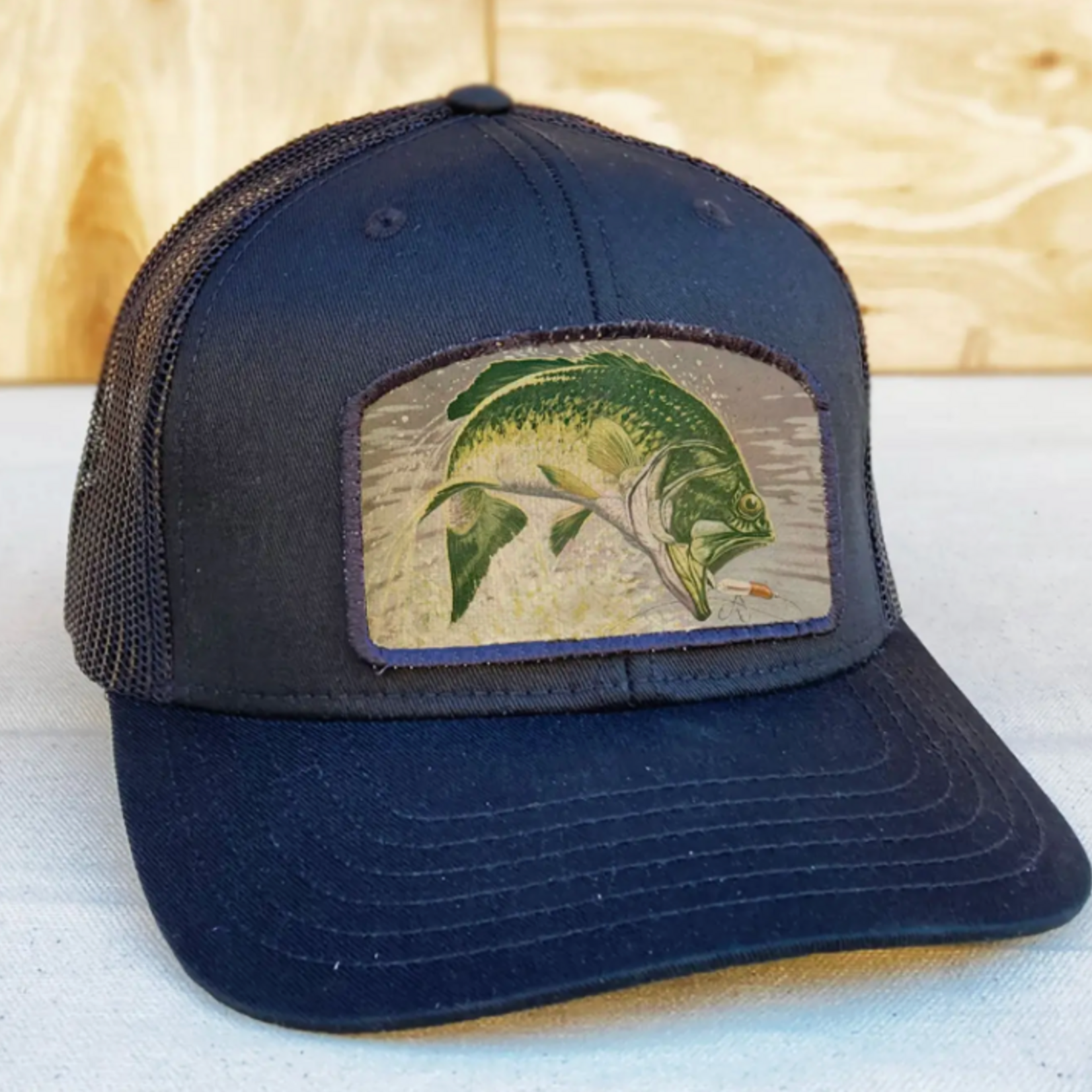 backerton Bass Fishing - Archie Trucker Hat Black