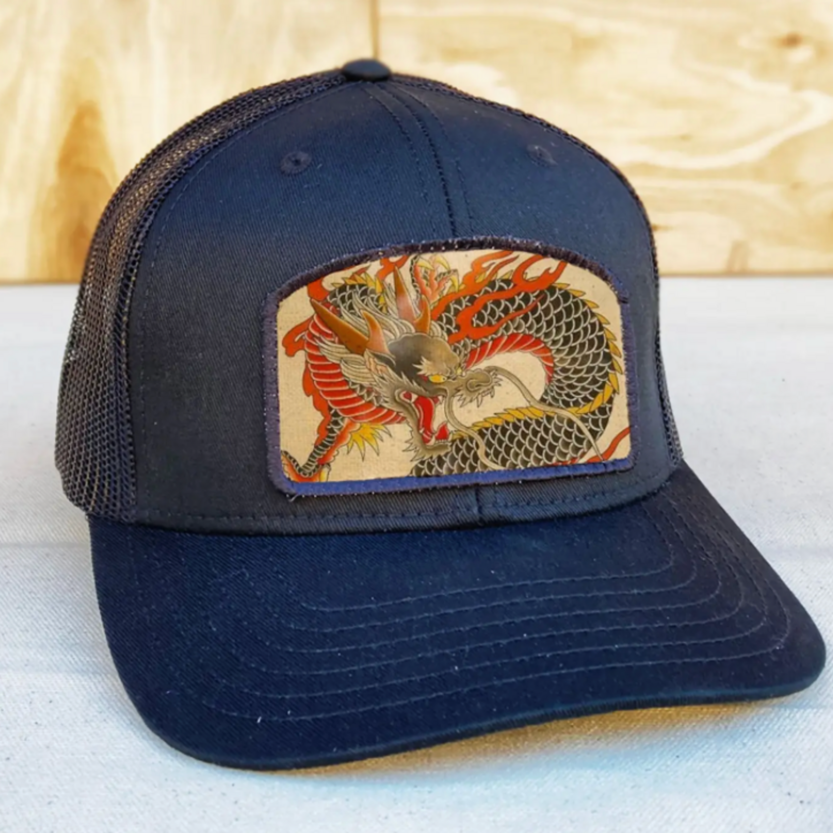 backerton Dragon - Archie Trucker Hat Black