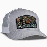 backerton Dragon Waves - Archie Trucker Hat Black