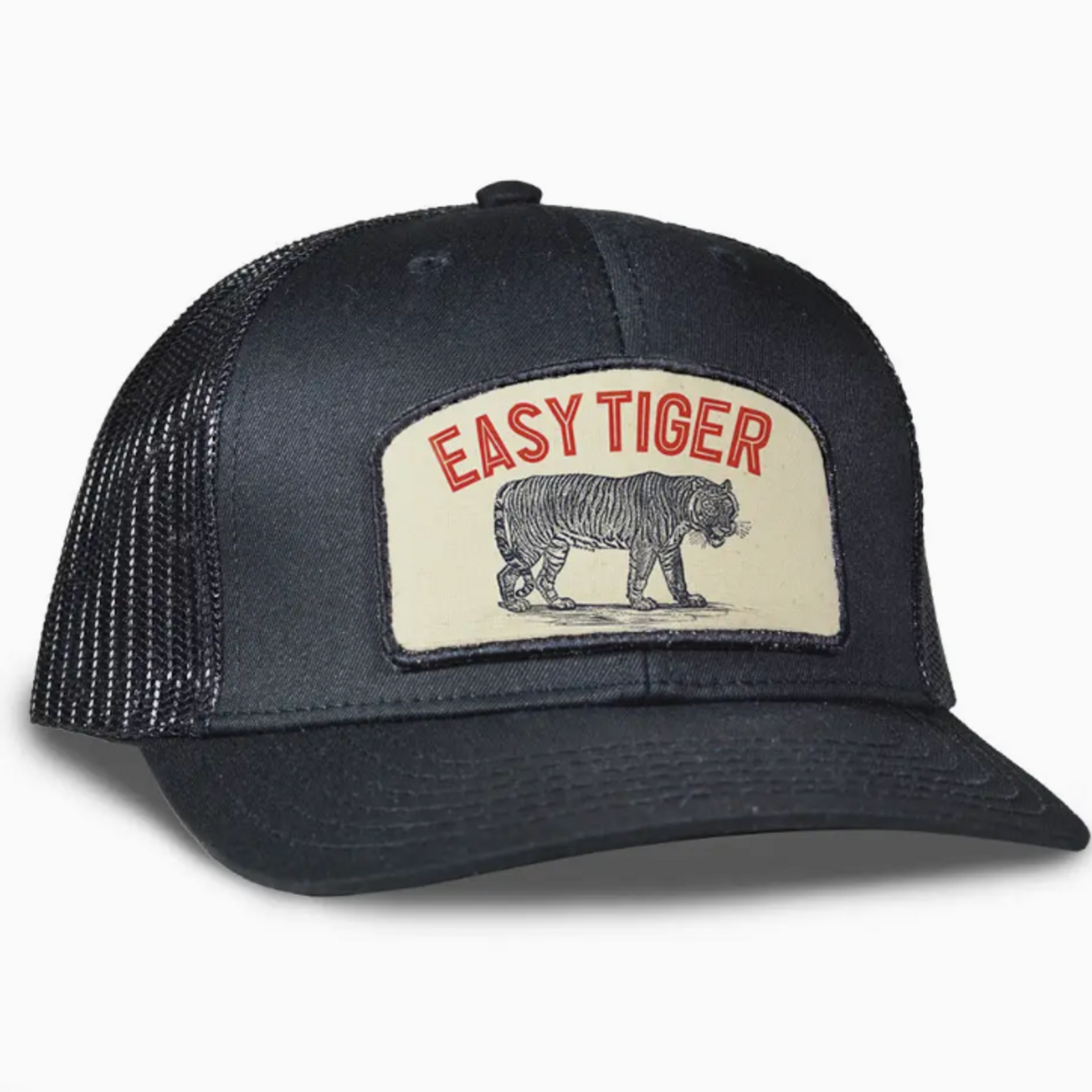 backerton Easy Tiger - Archie Trucker Hat Black