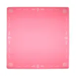 The Mahjong House Pink Island Border Mahjong Mat