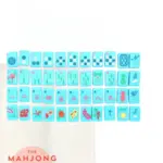 The Mahjong House Bright Blue Island Travel Mahjong Tiles