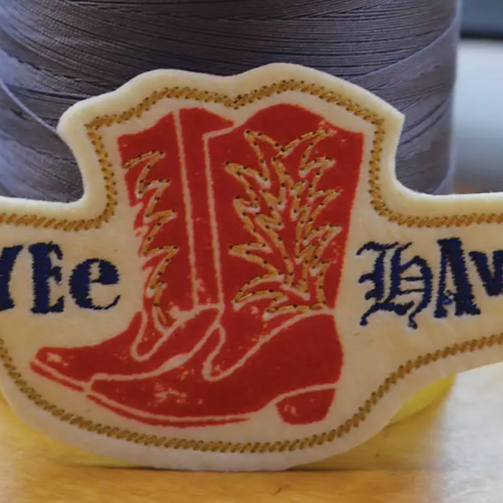 backerton S&S Felt Patch - Yee Haw