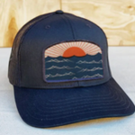 backerton Sunwaves - Archie Trucker Hat Black