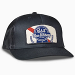 backerton Pabst Blue Ribbon - Archie Trucker Hat Black