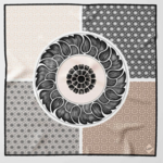 Monza - Silk Pocket Square - Charcoal