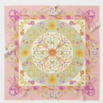 Elizabetta Made in Italy USA Paulina - Silk Foulard - Pink