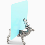 Vagabond House Pewter Deer Place Card Holder