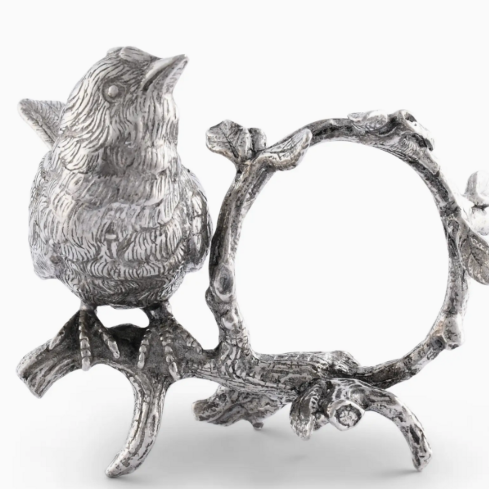 Vagabond House Pewter Song Bird Napkin Ring