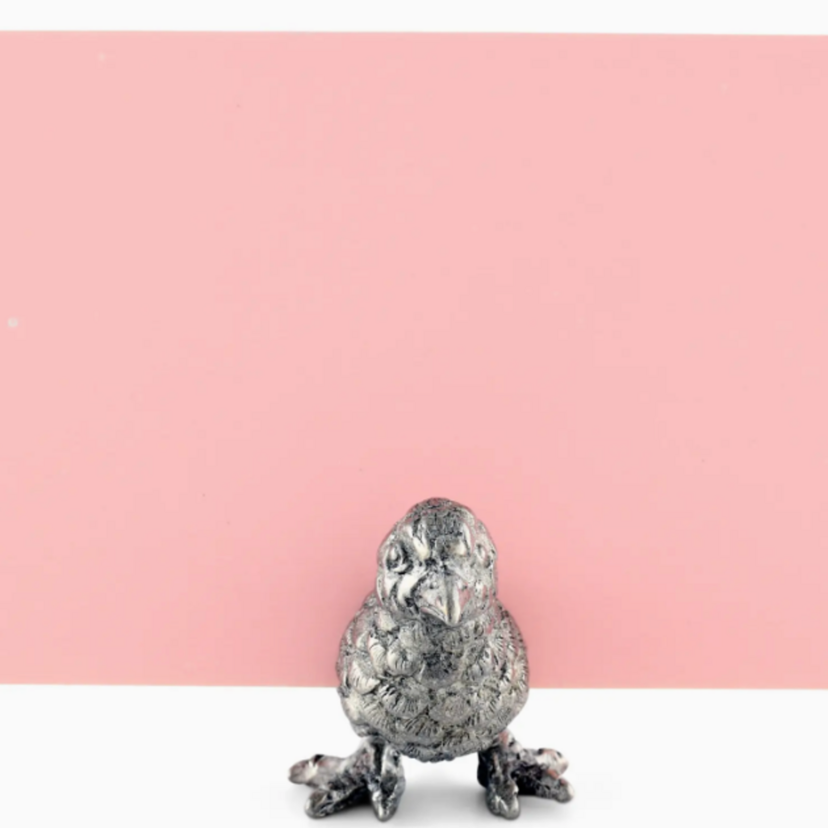 Vagabond House Pewter Song Bird Place Card Holder