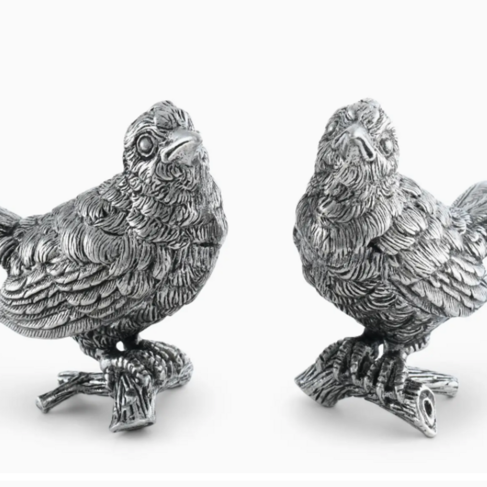 Vagabond House Pewter Song Birds Salt & Pepper Set