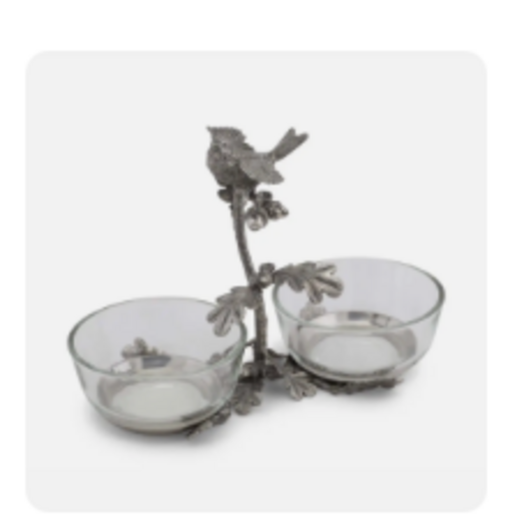 Vagabond House Song Bird Double Condiment Bowl