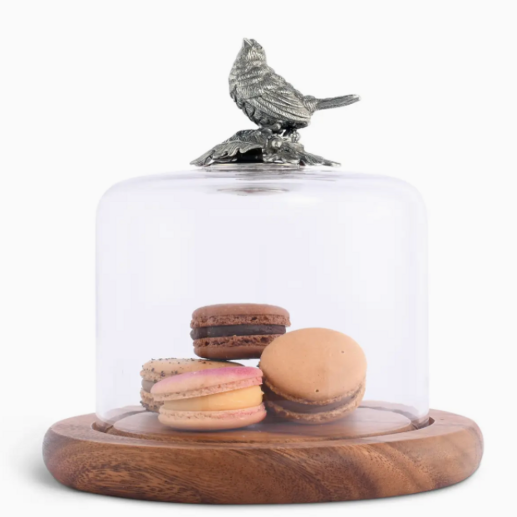 Vagabond House Song Bird Glass Covered Cheese Wood Board