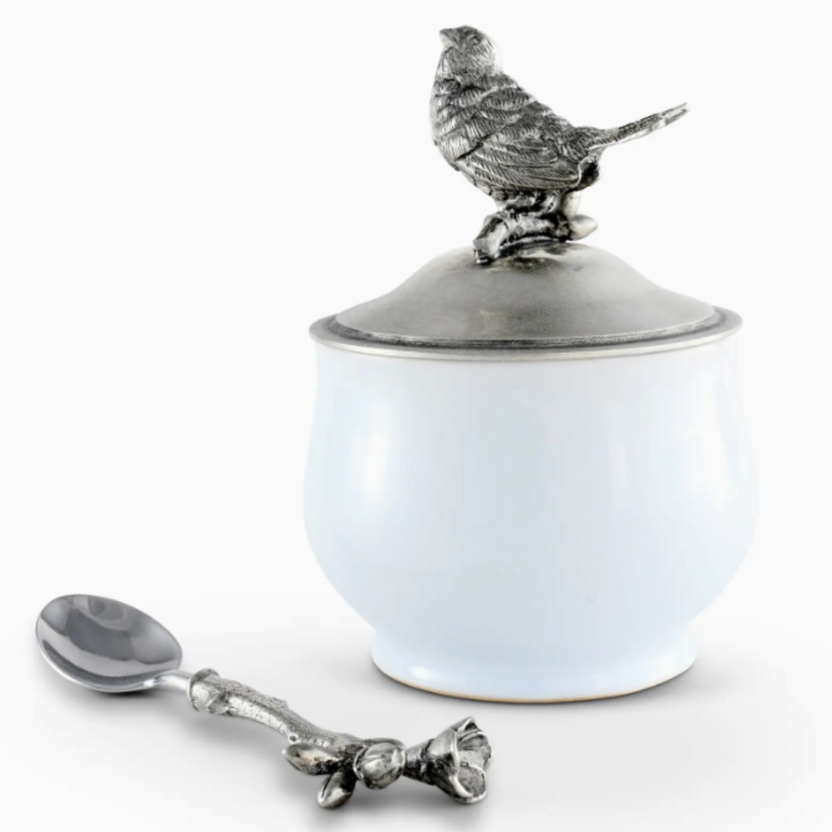 Vagabond House Song Bird Sugar Bowl and Spoon