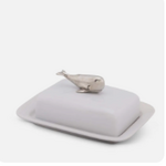 Vagabond House Whale Stoneware Butter Dish