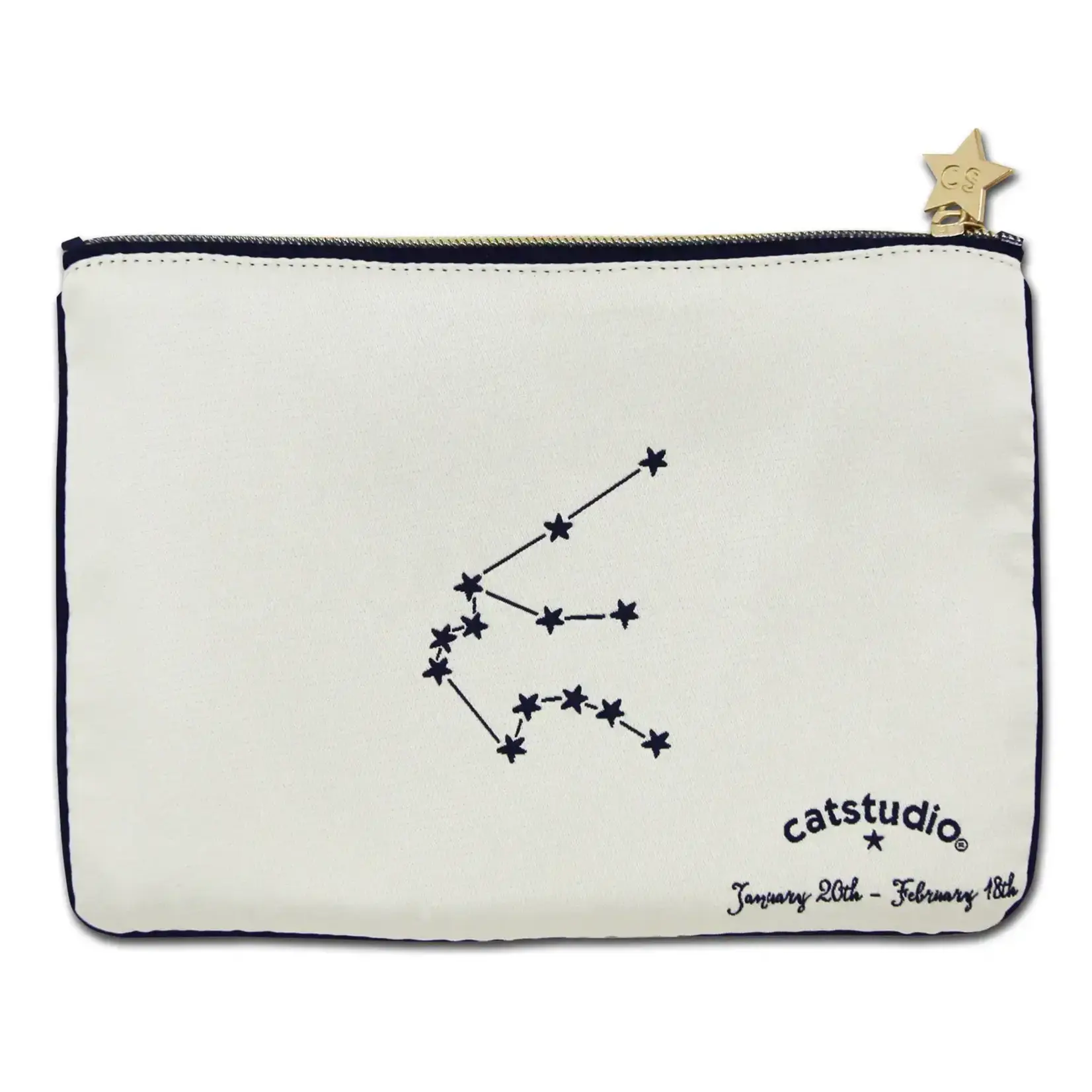 Catstudio Aquarius Astrology Zip Pouch