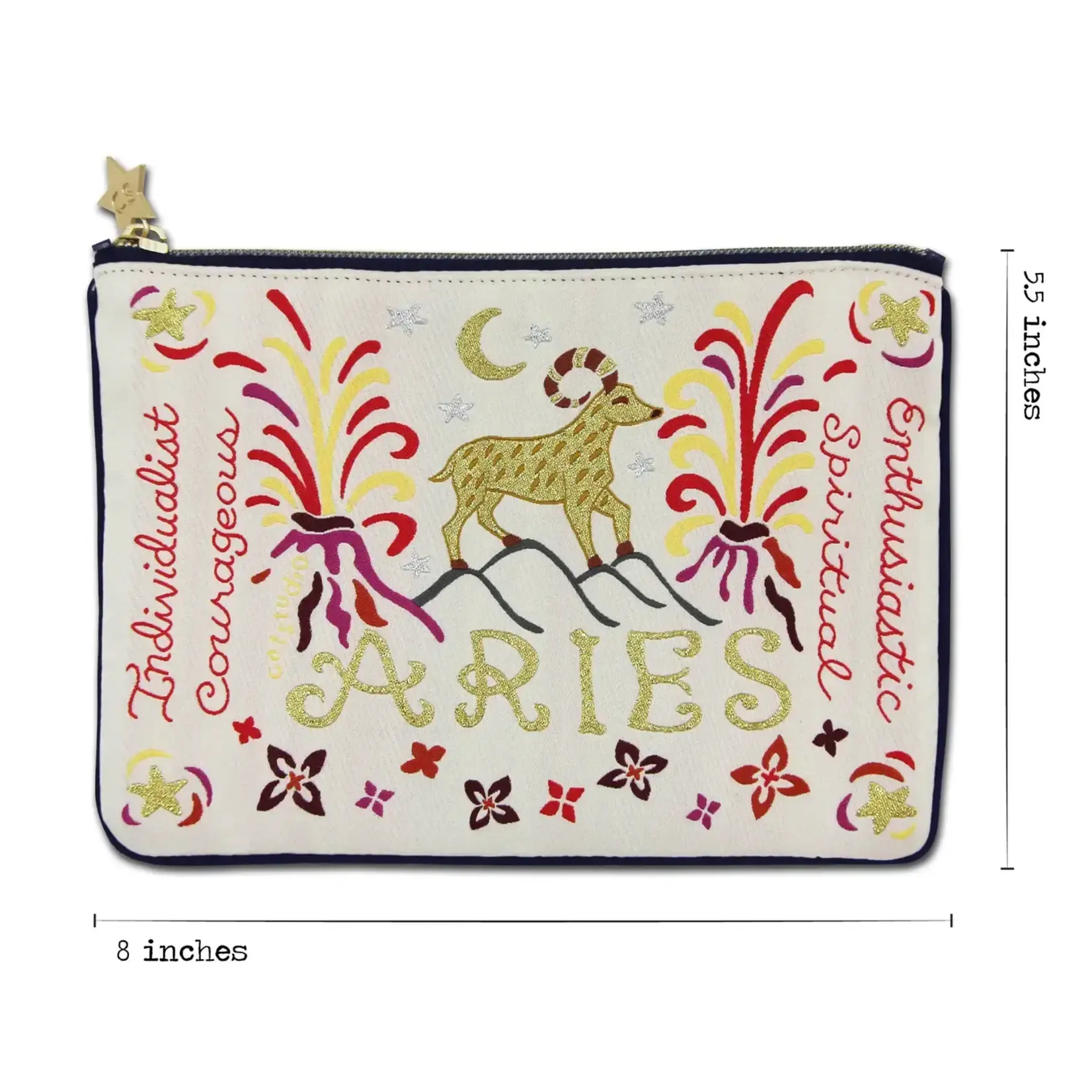 Catstudio Aries Astrology Zip Pouch