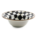 MacKenzie-Childs courtly check serving bowl