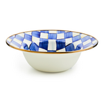 MacKenzie-Childs royal check serving bowl