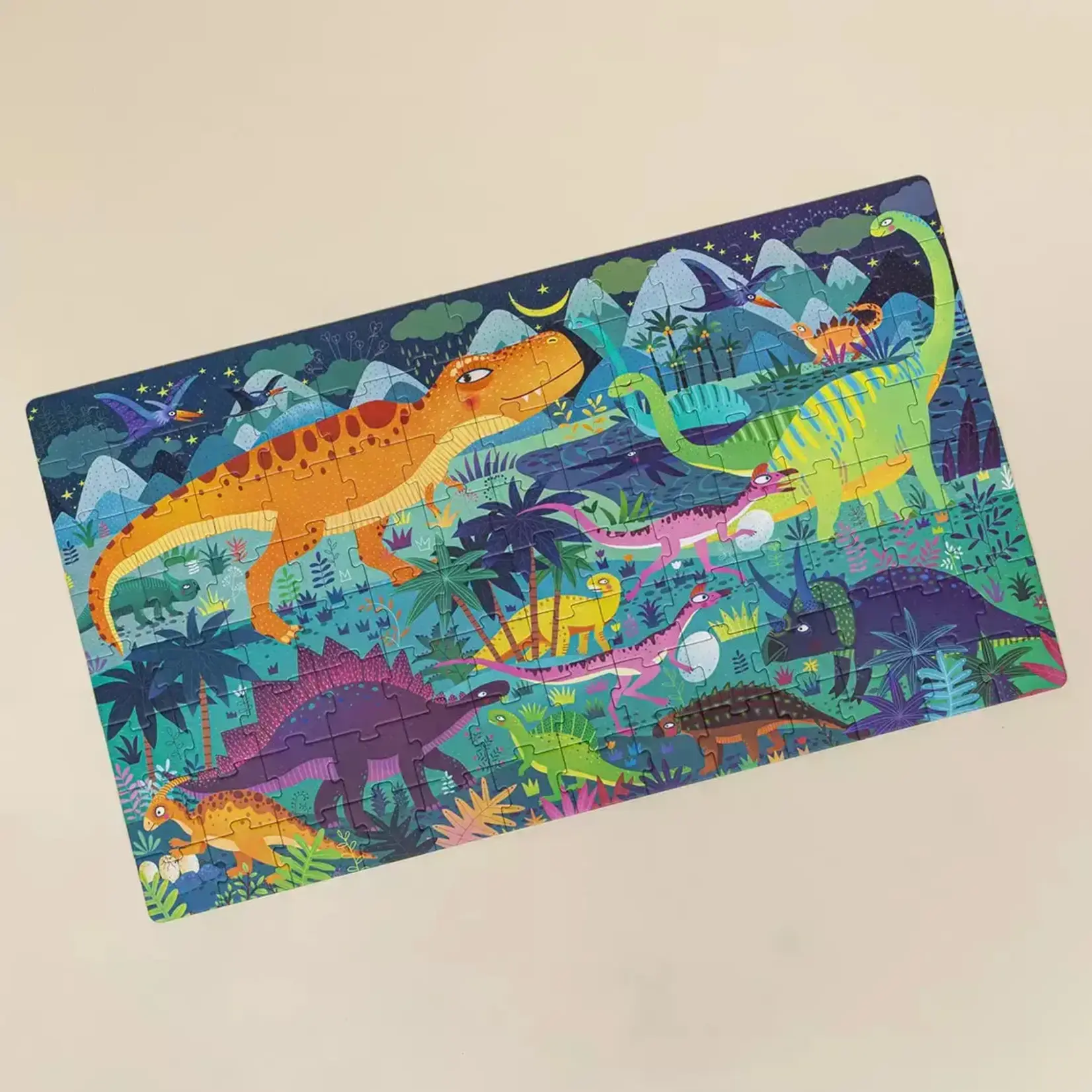 Coco Village Carry-On Puzzle - Dinosaur Age - 104pcs