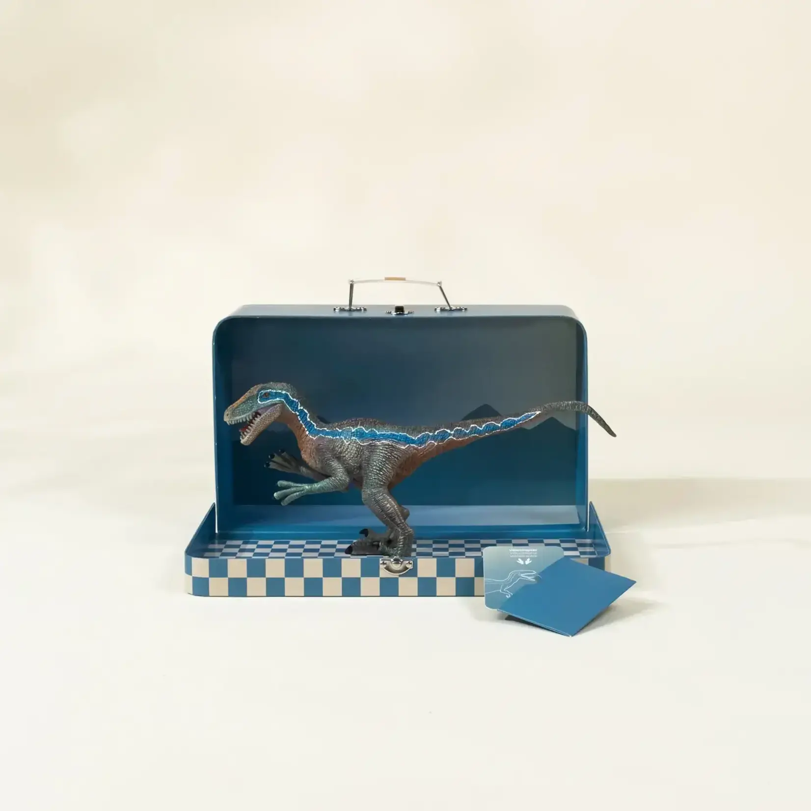 Coco Village Velociraptor Dinosaur in A Collectible Box