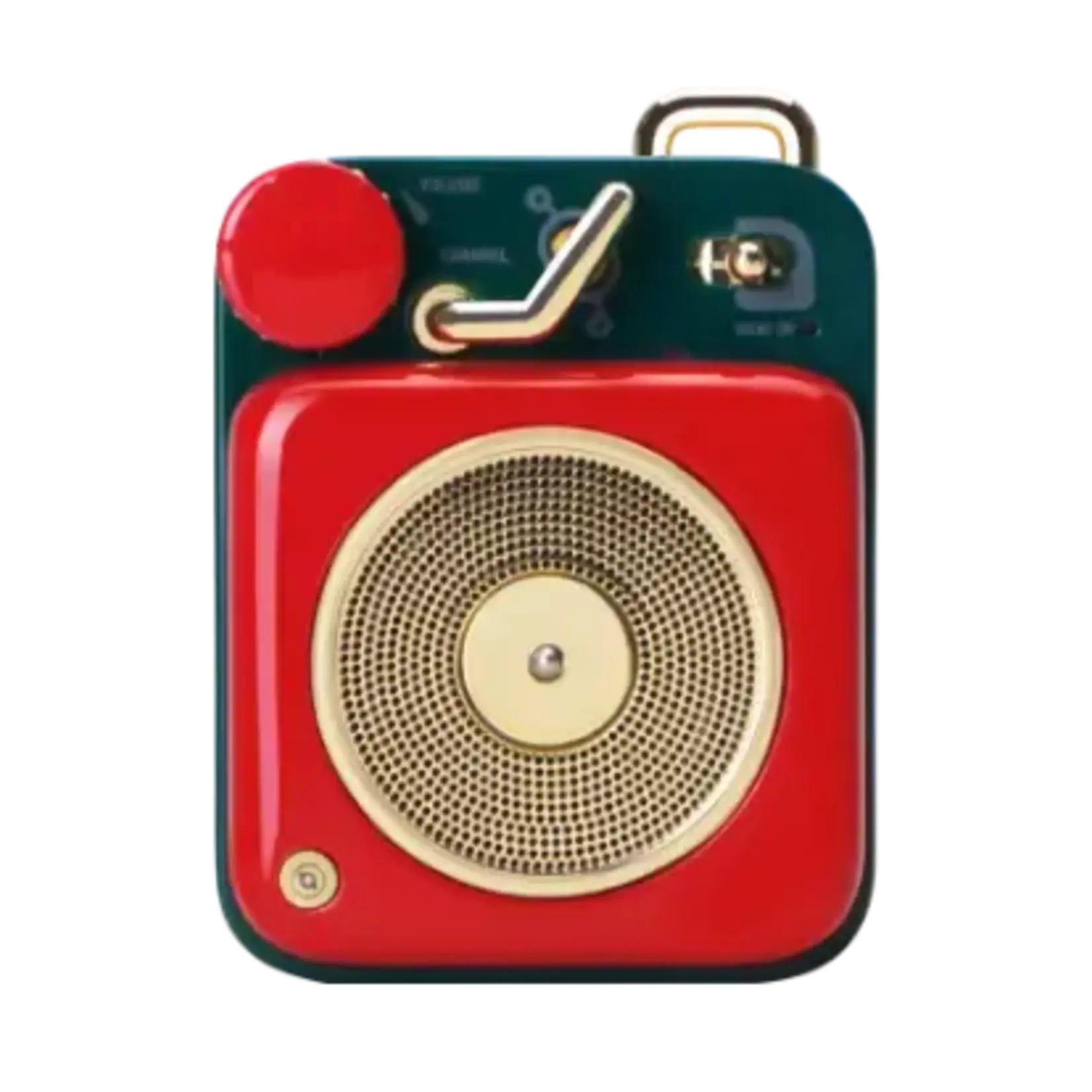 Muzen Muzen Button Mini Candy Portable Wireless Bluetooth Speaker Scarlet Red, Speaker